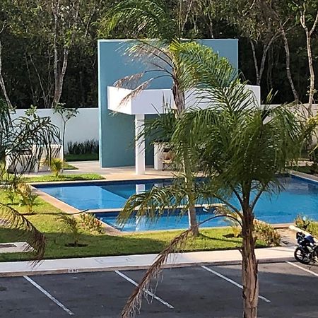 Apartamento Familiar Con Alberca En Playa Del Carmen Exteriör bild